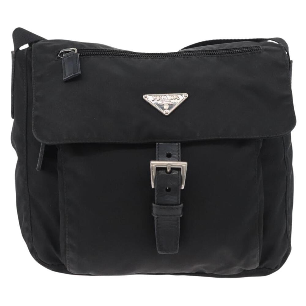 Prada Nylon Shoulder Bag Black